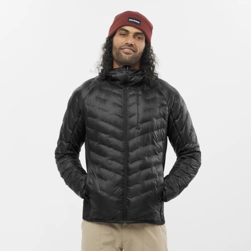 Black Salomon Outline Primaloft Men's Insulated Jackets | PH 96820K